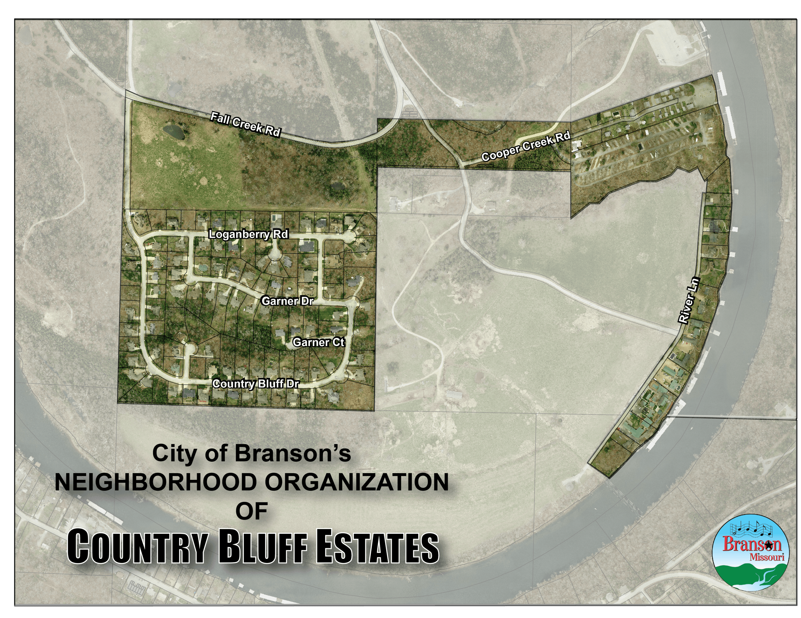 Country Bluff Estates Map