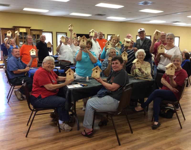 Community Center Bird Houses